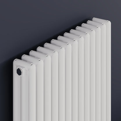 Carisa Tubulous Alüminyum Radyatör Beyaz Standart Bağlantı