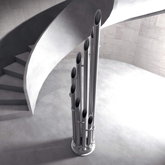 Carisa Unique Dikey Paslanmaz Çelik Radyatör Modern Tasarım Satine