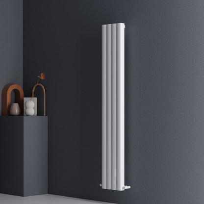 Carisa Vesta Dikey Alüminyum Radyatör Modern Tasarım Beyaz