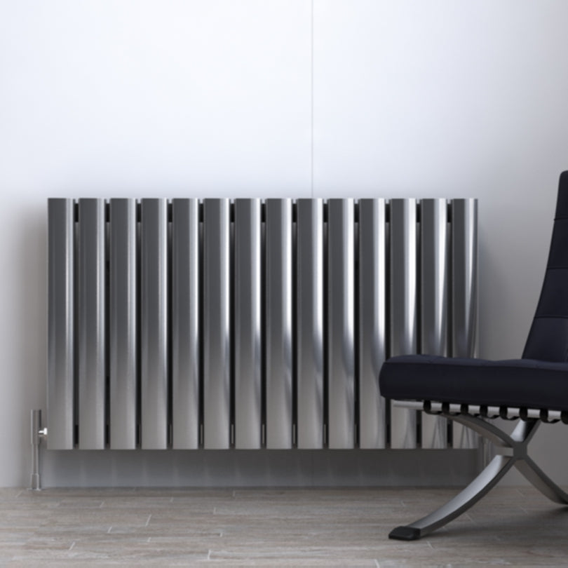 Carisa Vesta Yatay Alüminyum Radyatör Modern Tasarım Parlak Eloksal