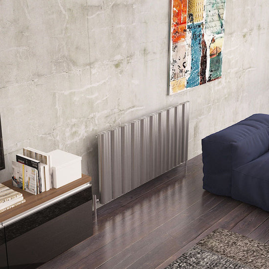 Carisa Wave Yatay Alüminyum Radyatör Modern Tasarım Parlak Eloksal