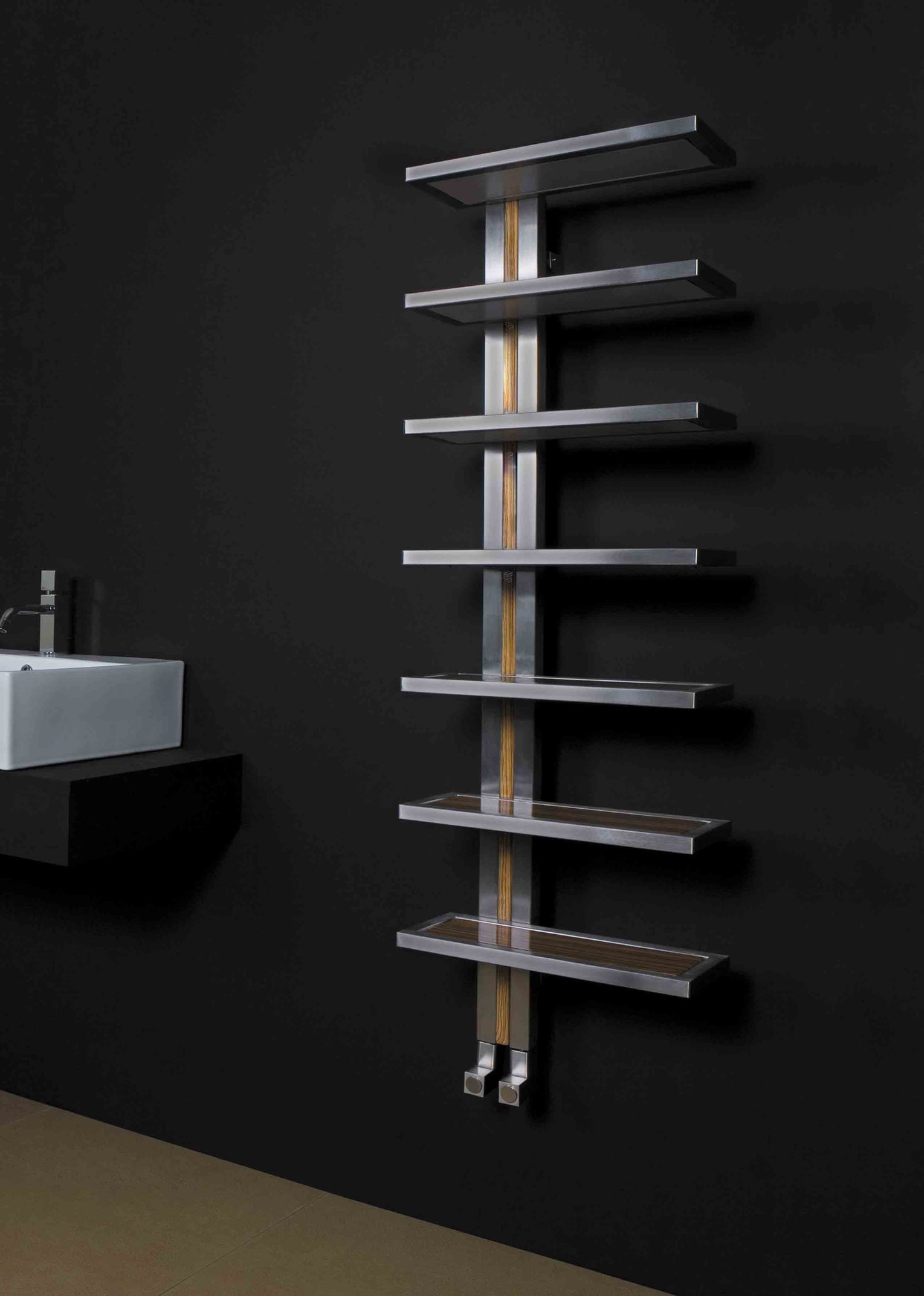 Carisa Woodstock Paslanmaz Çelik Havlupan Modern Tasarım Satine