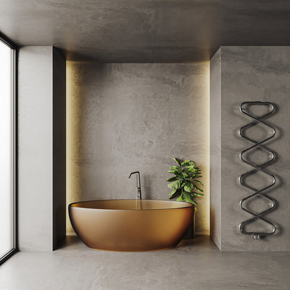 Carisa Ziggy Paslanmaz Çelik Radyatör Modern Tasarım Ayna Polisaj