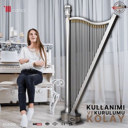 Carisa Adagio Paslanmaz Çelik Radyatör Modern Tasarım Satine - carisa