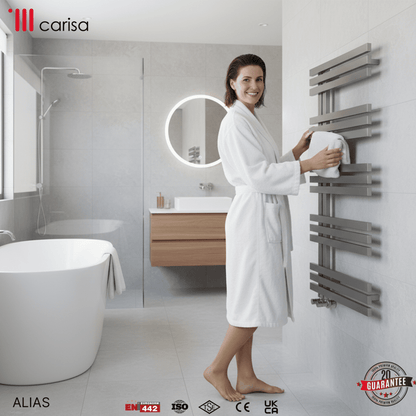 Carisa Alias Paslanmaz Çelik Havlupan Modern Tasarım Satine - carisa