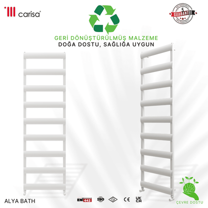 Carisa Alya Bath Alüminyum Havlupan Beyaz Standart Bağlantı - carisa