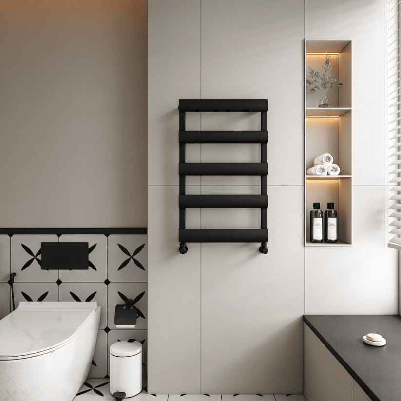 Carisa Alya Bath Alüminyum Havlupan Siyah Standart Bağlantı - carisa