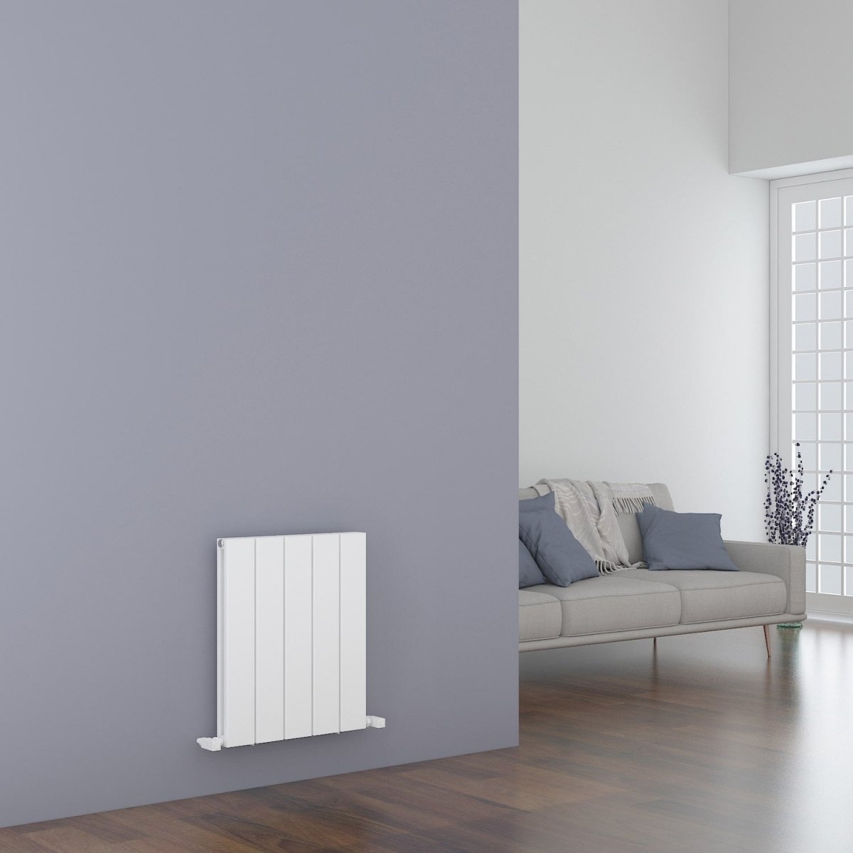 Carisa Angers Double Alüminyum Radyatör Beyaz Standart Bağlantı - carisa