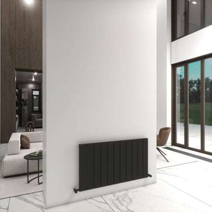 Carisa Angers Double Yatay Alüminyum Radyatör Modern Tasarım Siyah - carisa