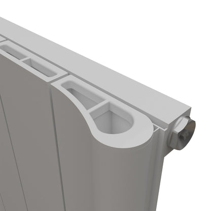 Carisa Boreas B Yatay Elektrikli Radyatör Modern Tasarım Beyaz - carisa