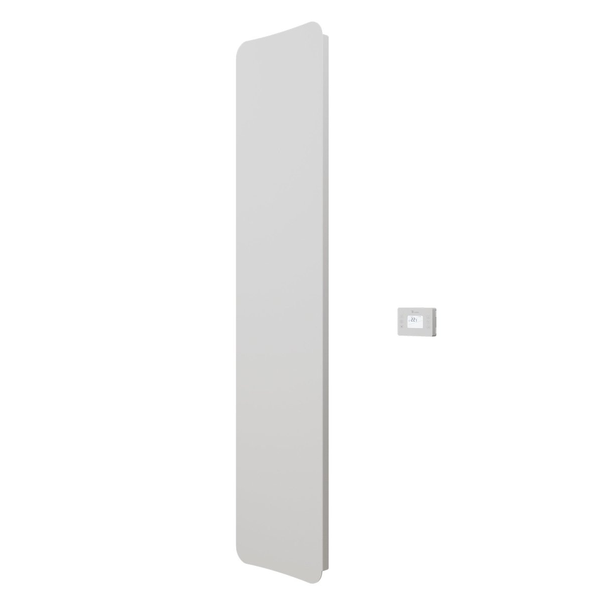 Carisa Boreas Flat Dikey Elektrikli Radyatör Modern Tasarım Beyaz - carisa