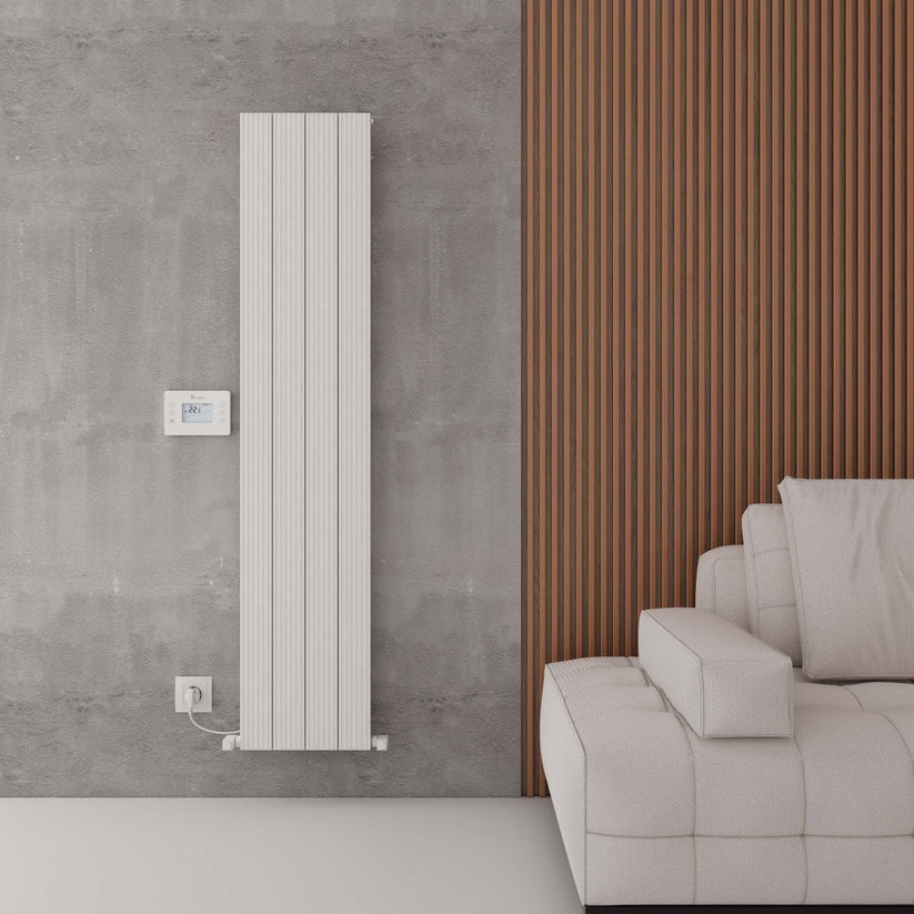Carisa Boreas M Dikey Elektrikli Radyatör Modern Tasarım Beyaz - carisa