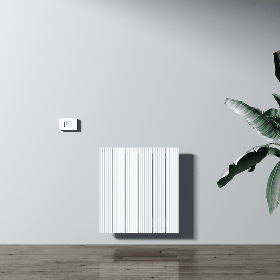 Carisa Boreas M Yatay Elektrikli Radyatör Modern Tasarım Beyaz - carisa