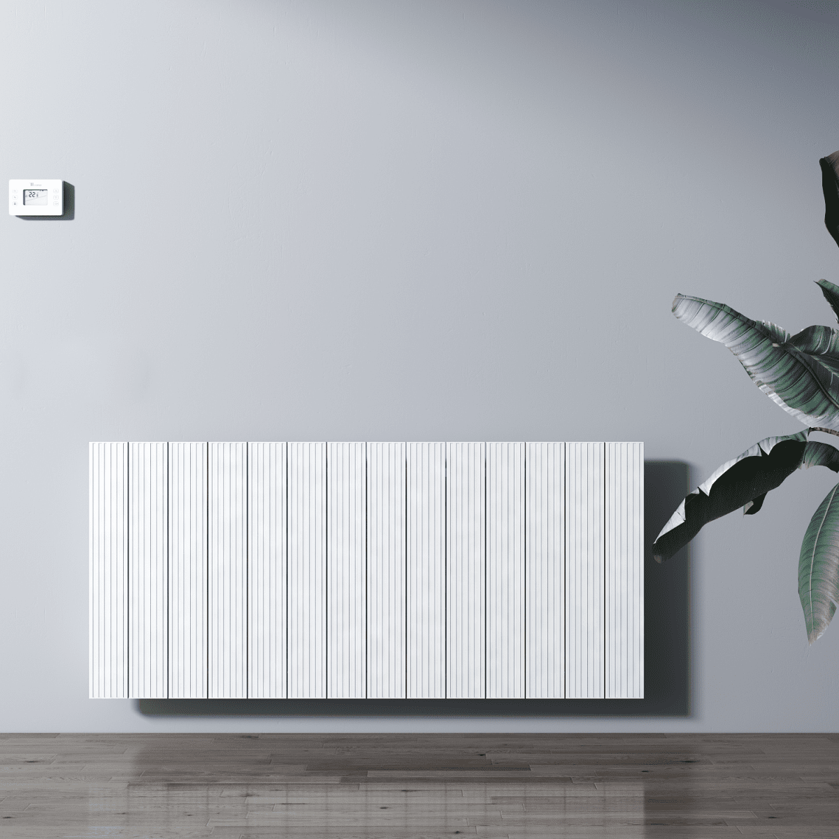 Carisa Boreas M Yatay Elektrikli Radyatör Modern Tasarım Beyaz - carisa