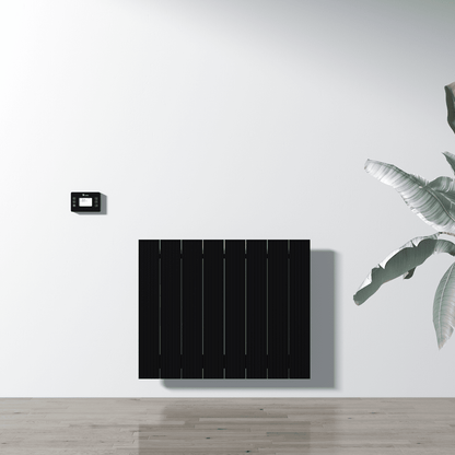 Carisa Boreas M Yatay Elektrikli Radyatör Modern Tasarım Siyah - carisa