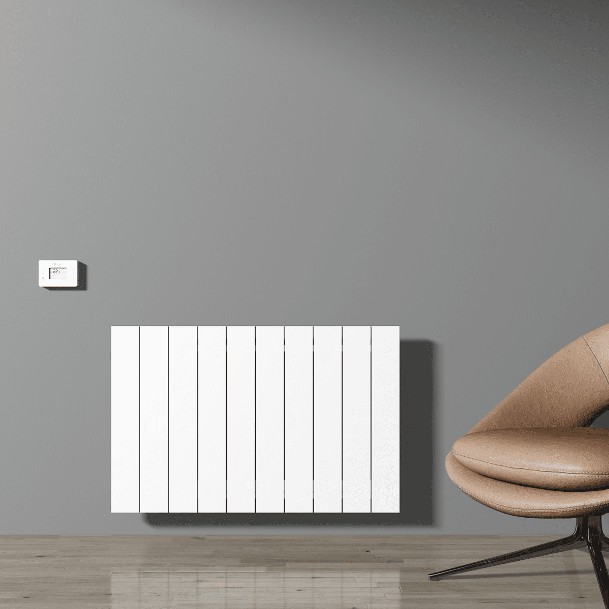 Carisa Boreas N Yatay Elektrikli Radyatör Modern Tasarım Beyaz - carisa