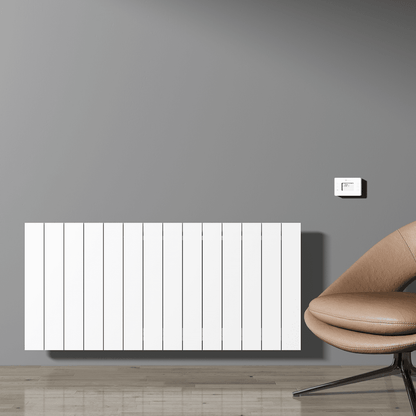 Carisa Boreas N Yatay Elektrikli Radyatör Modern Tasarım Beyaz - carisa