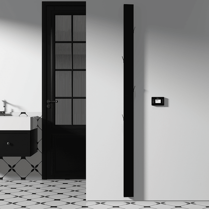 Carisa Boreas Notus S Dikey Elektrikli Radyatör Modern Tasarım Siyah - carisa