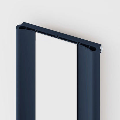 Carisa Burano Mirror Dikey Alüminyum Radyatör Modern Tasarım Antrasit - carisa