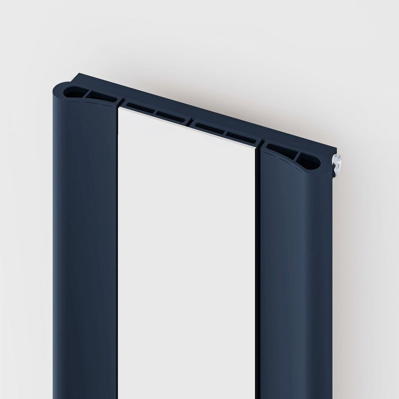 Carisa Burano Mirror Dikey Alüminyum Radyatör Modern Tasarım Antrasit - carisa