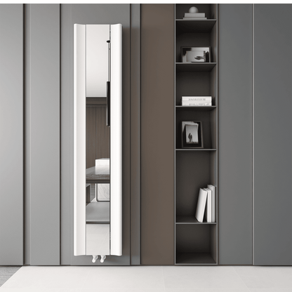 Carisa Burano Mirror Dikey Alüminyum Radyatör Modern Tasarım Beyaz - carisa