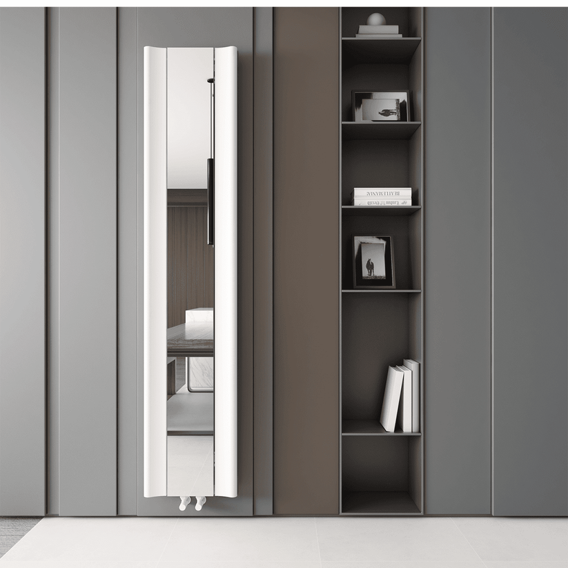 Carisa Burano Mirror Dikey Alüminyum Radyatör Modern Tasarım Beyaz - carisa