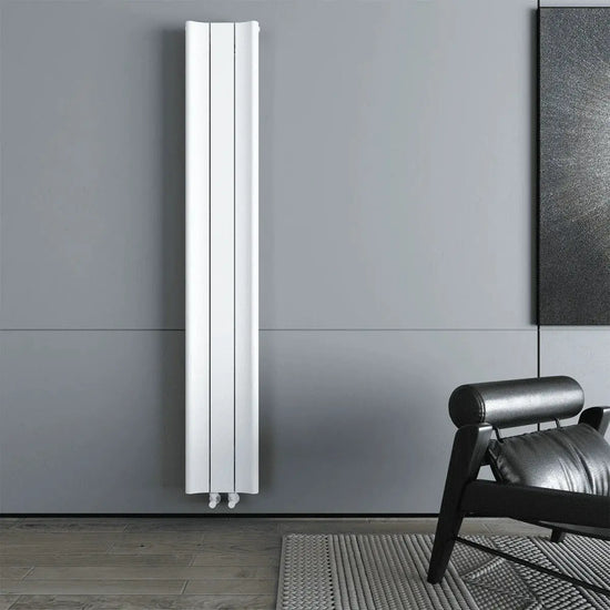Carisa Burano Dikey Alüminyum Radyatör Modern Tasarım Beyaz - carisa