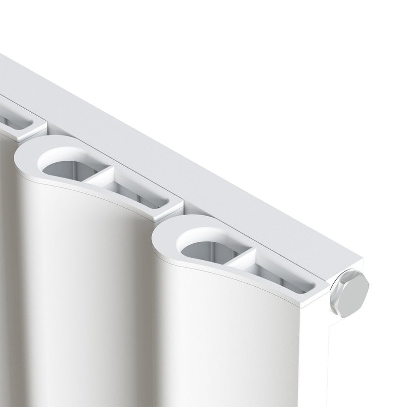 Carisa Burano S Dikey Alüminyum Radyatör Modern Tasarım Beyaz - carisa