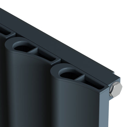 Carisa Burano S Yatay Alüminyum Radyatör Modern Tasarım Antrasit - carisa