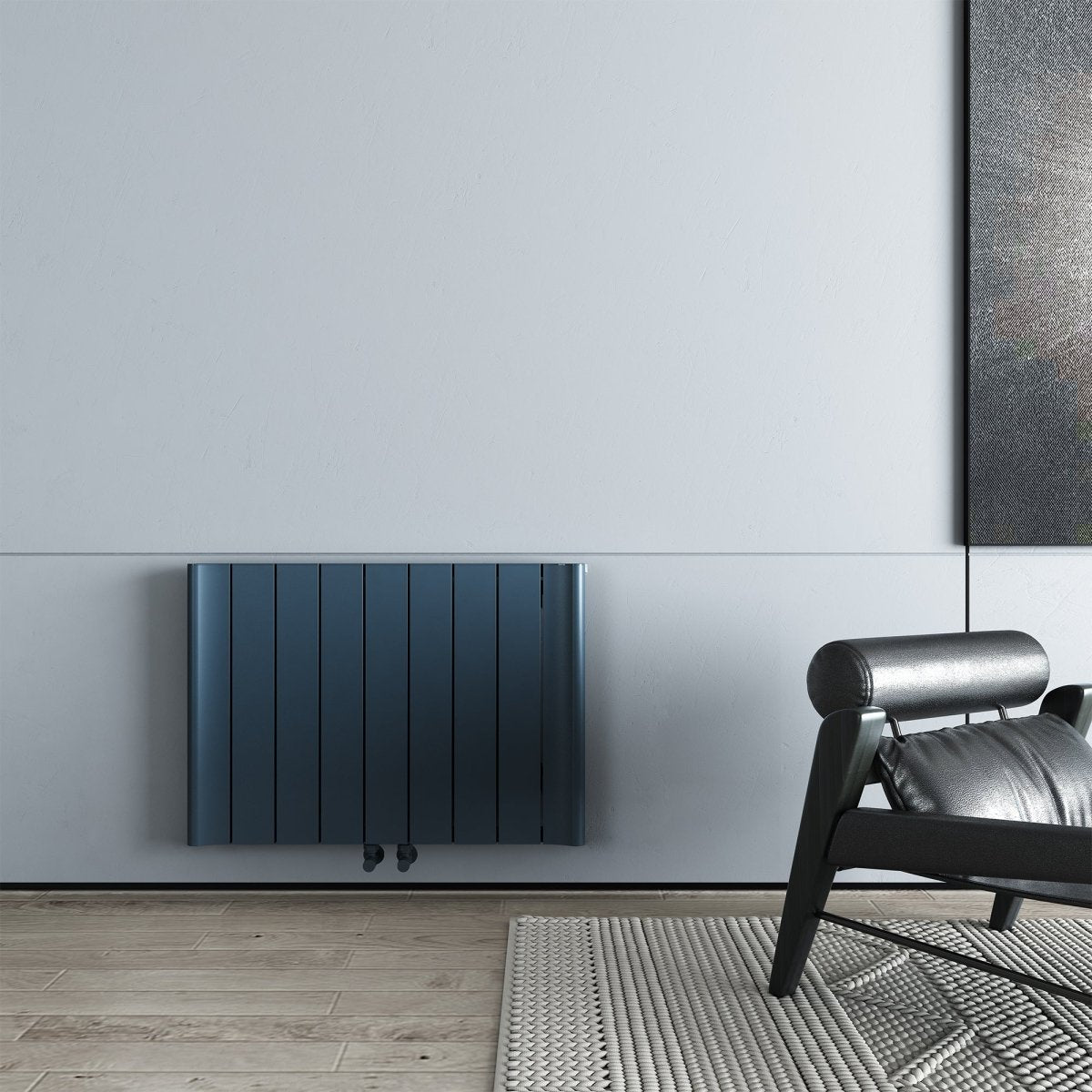 Carisa Burano Yatay Alüminyum Radyatör Modern Tasarım Antrasit - carisa