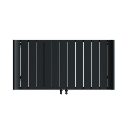 Carisa Burano Yatay Alüminyum Radyatör Modern Tasarım Siyah - carisa