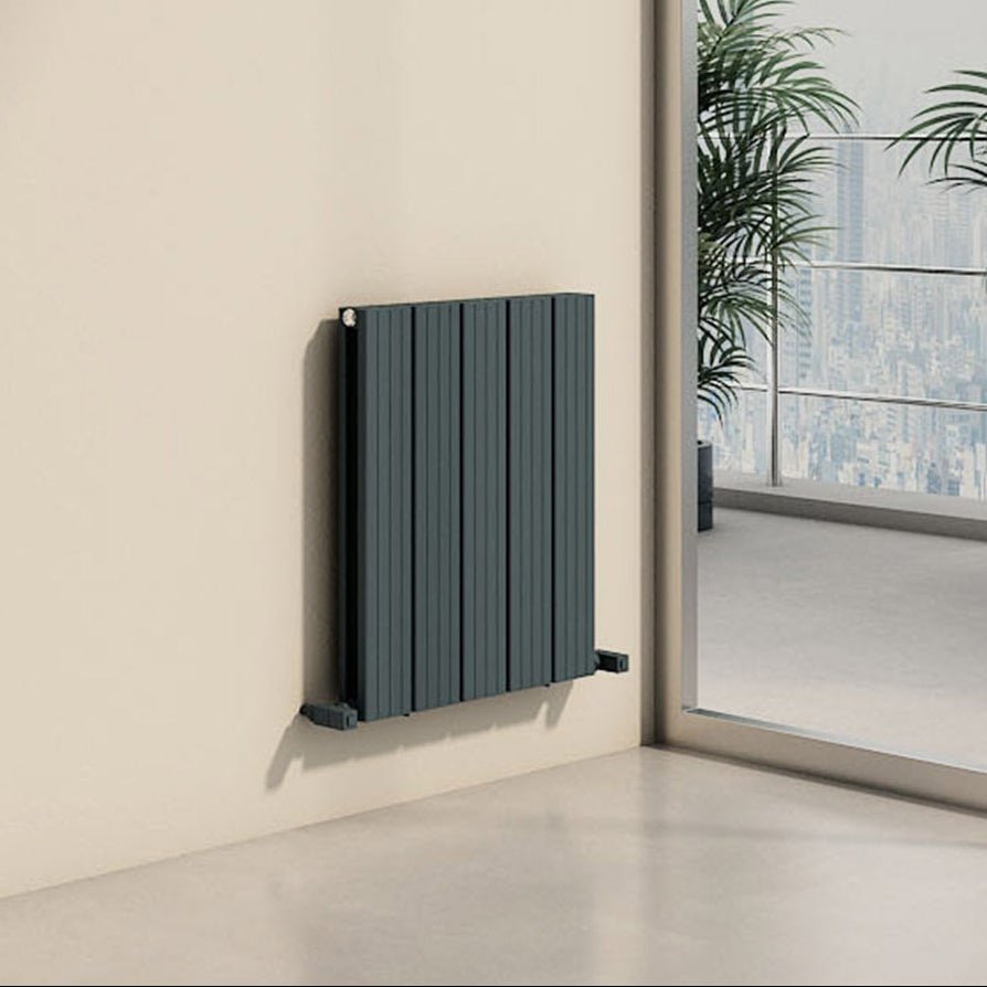 Carisa Chambord Double Yatay Alüminyum Radyatör Modern Tasarım Antrasit - carisa