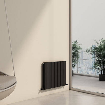 Carisa Chambord Double Yatay Alüminyum Radyatör Modern Tasarım Siyah - carisa