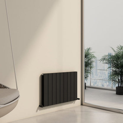 Carisa Chambord Double Yatay Alüminyum Radyatör Modern Tasarım Siyah - carisa