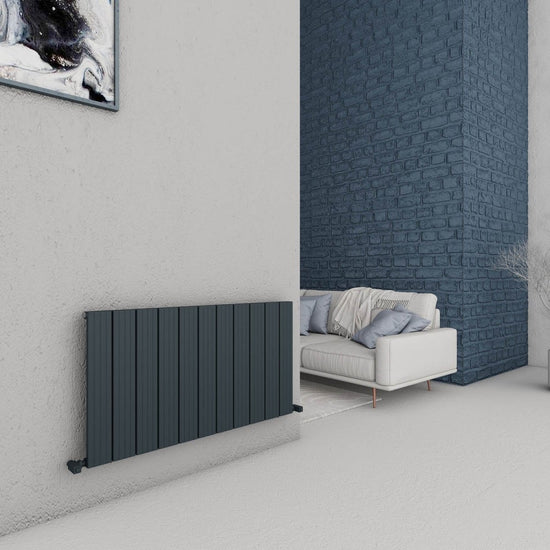 Carisa Chambord Yatay Alüminyum Radyatör Modern Tasarım Antrasit - carisa
