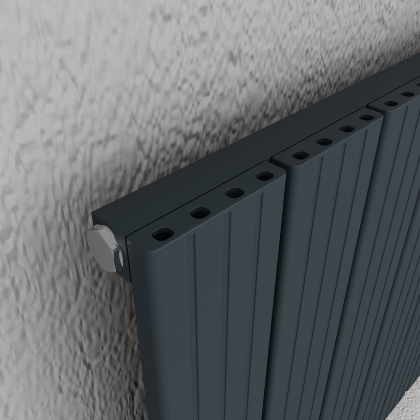 Carisa Chambord Yatay Alüminyum Radyatör Modern Tasarım Antrasit - carisa