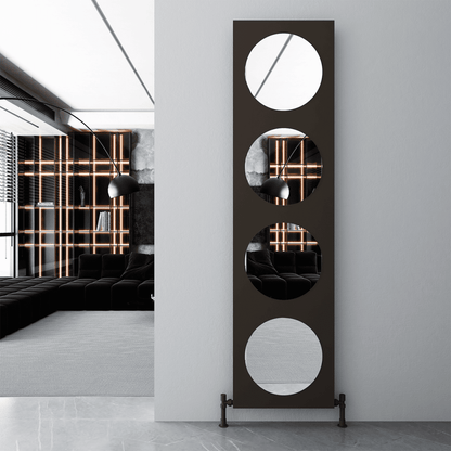 Carisa Circles Dikey Alüminyum Radyatör Modern Tasarım Pebble - Carisa