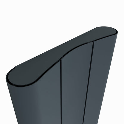 Carisa Curvy Bath Alüminyum Havlupan Modern Tasarım Antrasit - carisa