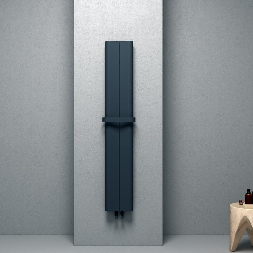 Carisa Curvy Bath Alüminyum Havlupan Modern Tasarım Antrasit - carisa