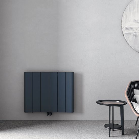 Carisa Curvy Yatay Alüminyum Radyatör Modern Tasarım Antrasit - carisa