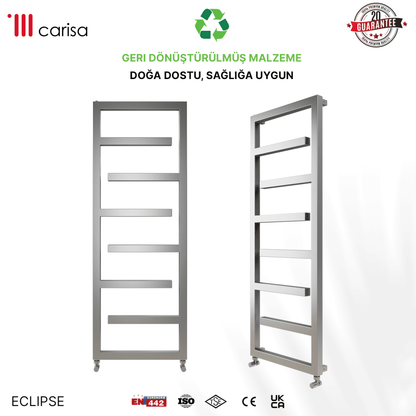 Carisa Eclipse Paslanmaz Çelik Havlupan Modern Tasarım Satine - carisa