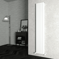 Carisa Elite Dikey Alüminyum Radyatör Modern Tasarım Parlak Beyaz - carisa