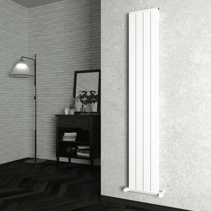 Carisa Elite Dikey Alüminyum Radyatör Modern Tasarım Parlak Beyaz - carisa