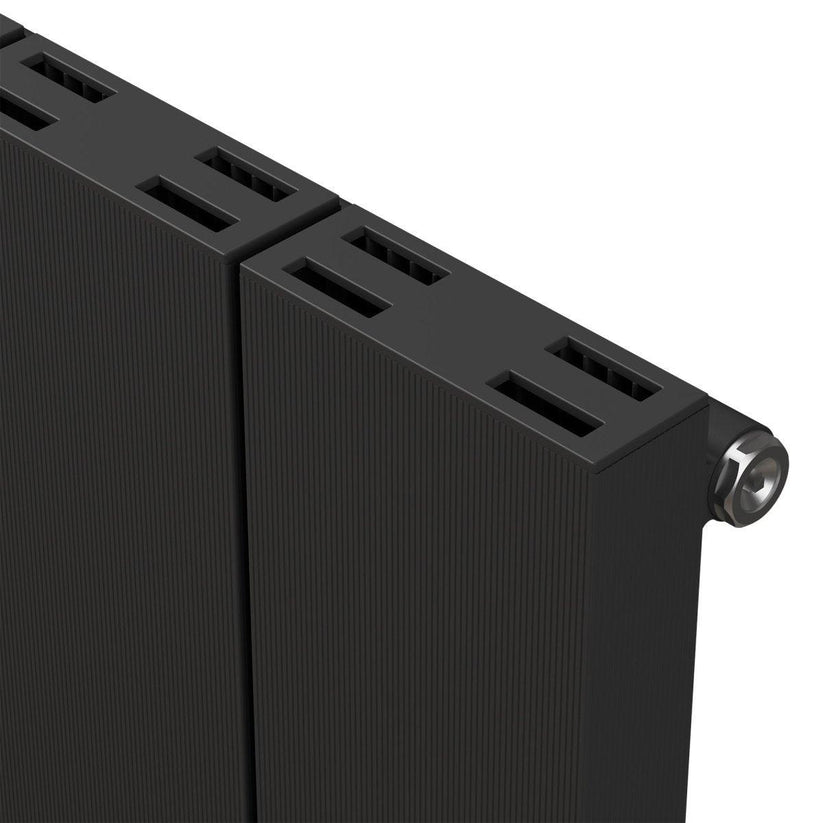 Carisa Elvino Alüminyum Radyatör Siyah Standart Bağlantı - carisa