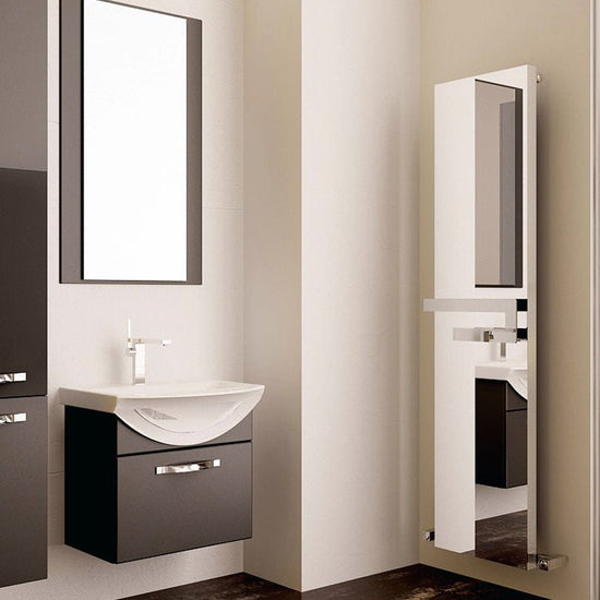 Carisa Elvino Bath Mirror Alüminyum Havlupan Modern Tasarım Beyaz - carisa