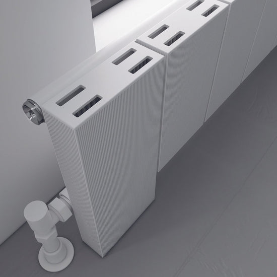 Carisa Elvino Floor Yatay Alüminyum Radyatör Modern Tasarım Beyaz - carisa