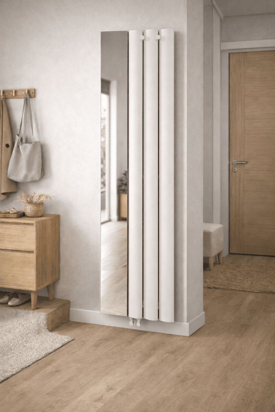 Carisa Entree Dikey Alüminyum Radyatör Modern Tasarım Beyaz - carisa