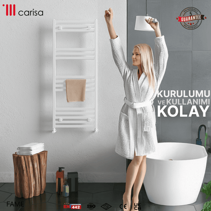 Carisa Fame Alüminyum Havlupan Beyaz Standart Bağlantı - carisa