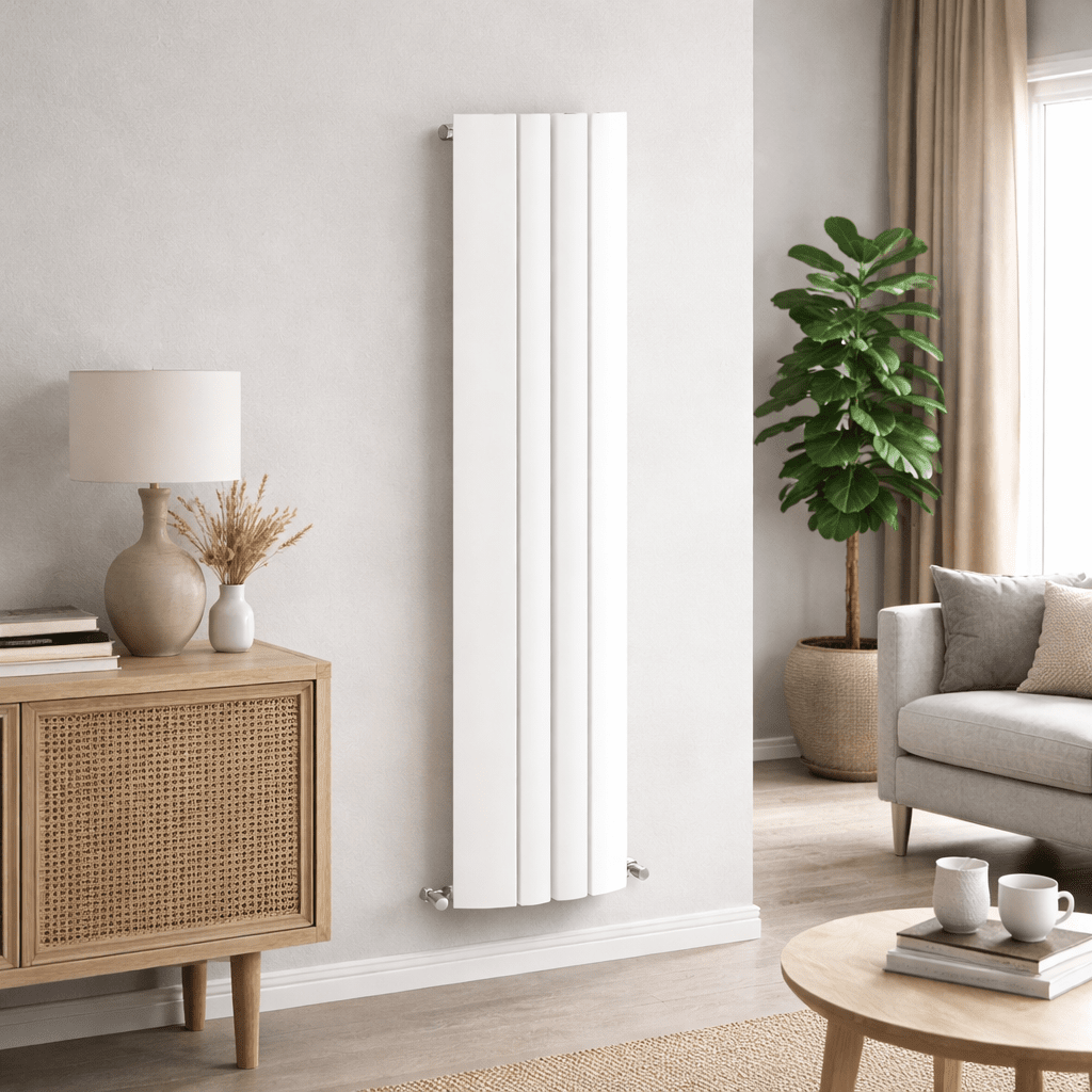 Carisa Gaia Dikey Alüminyum Radyatör Modern Tasarım Beyaz - carisa