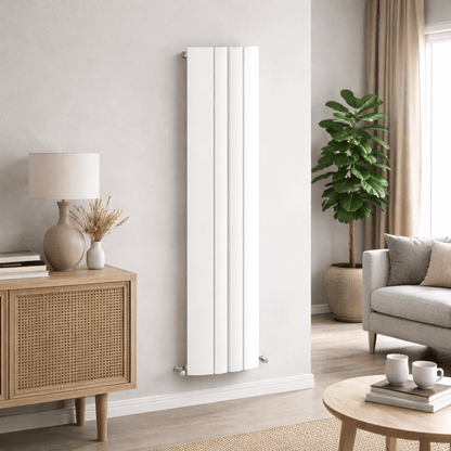Carisa Gaia Dikey Alüminyum Radyatör Modern Tasarım Beyaz - carisa